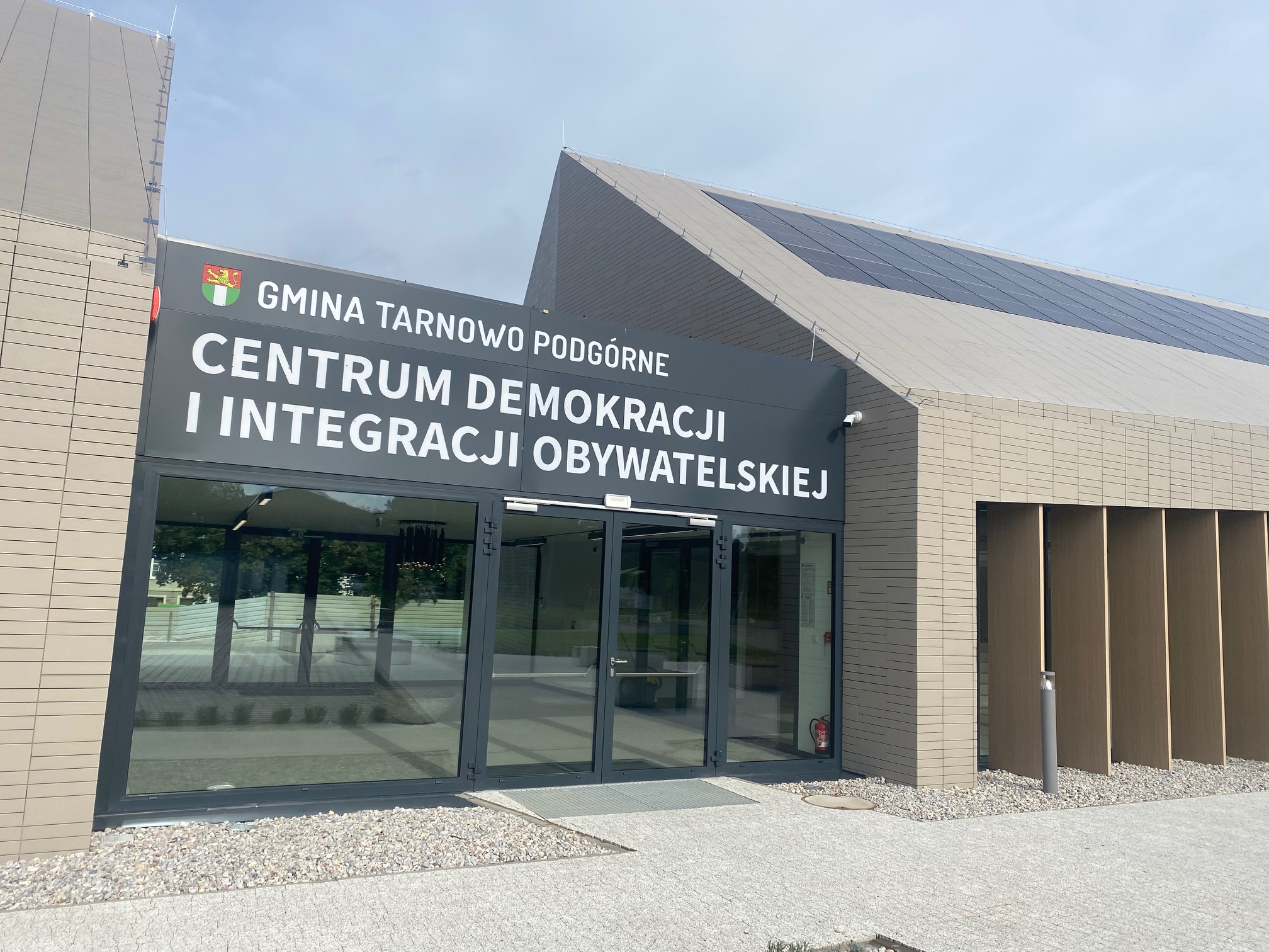 Zdjęcie z realizacji Budowa Centrum Demokracji i Integracji Obywatelskiej w Tarnowie Podgórnym